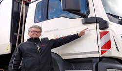 Abbiegeassistent am WBO-LKW