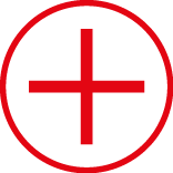 Icon mit einem Kreuz in der Mitte